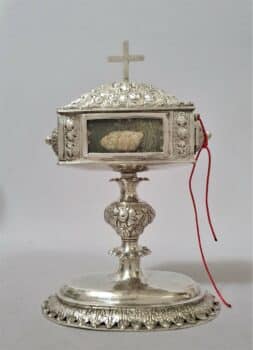 Tortebesse, reliquaire de saint Jean-Baptiste et saint Blaise