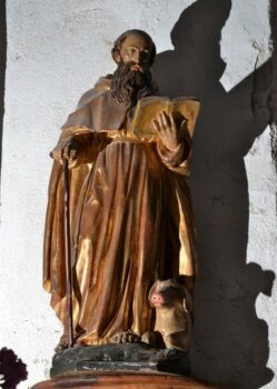église d'Auzelles, statue de saint Antoine