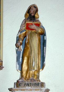 église de Celles-sur-Durolle, statue de saint Antoine