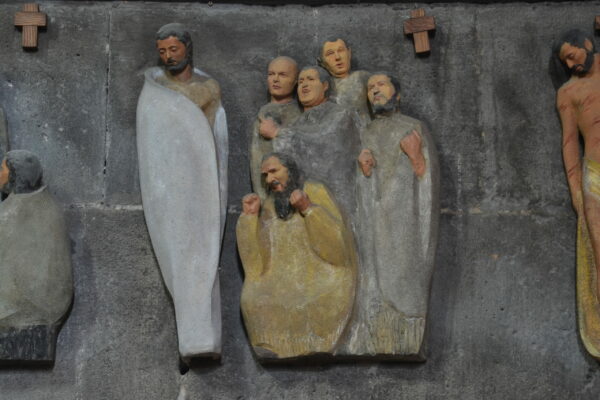 Cathédrale de Clermont, station du chemin de Croix de Noëlle Fabri-Canti 3