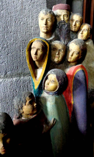 Cathédrale de Clermont, station du chemin de Croix de Noëlle Fabri-Canti 2