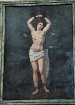 église Saint-Sébastien de Manglieu, Tableau du martyre de saint Sébastien