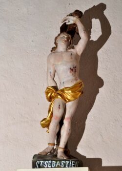 église Saint-Sébastien de Manglieu, statue de saint Sébastien