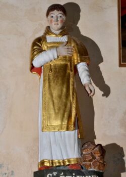 église Saint-Sébastien de Manglieu, statue de saint Etienne
