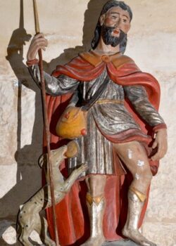 église Saint-Sébastien de Manglieu, statue de saint Roch