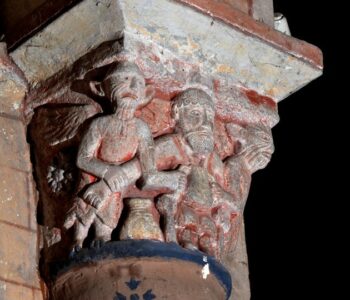Maringues, église Notre-Dame, damnation de l'avare