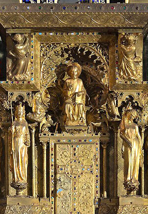Cathédrale de Clermont, maître-autel de Viollet-le-Duc, tabernacle