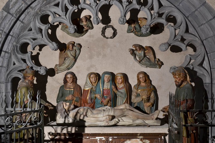 Maringues, église Notre-Dame, mise au tombeau XIXe