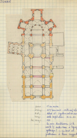 église d'Artonne, plan Bernard Craplet