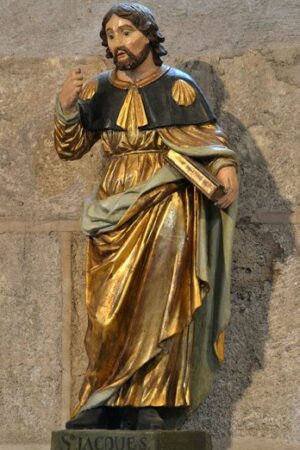 Saint-Dier, église, statue saint Jacques