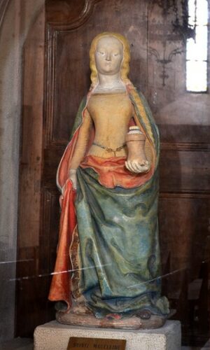 Saint-Hilaire-la Croix, église, statue sainte Marie-Madeleine, début XVIe