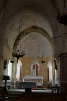 Saint-Hilaire-la-Croix, église,Choeur