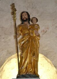 Saint-Hilaire-la-Croix, statue de saint Joseph