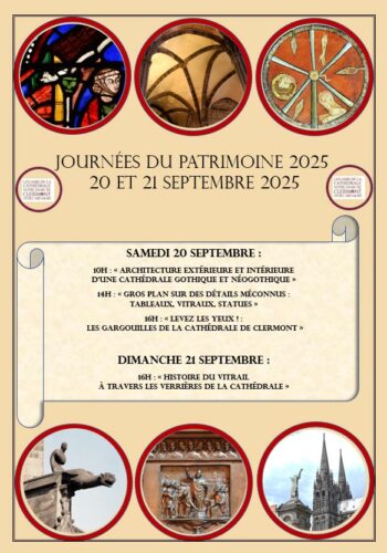 Programme journées du Patrimoine 2025