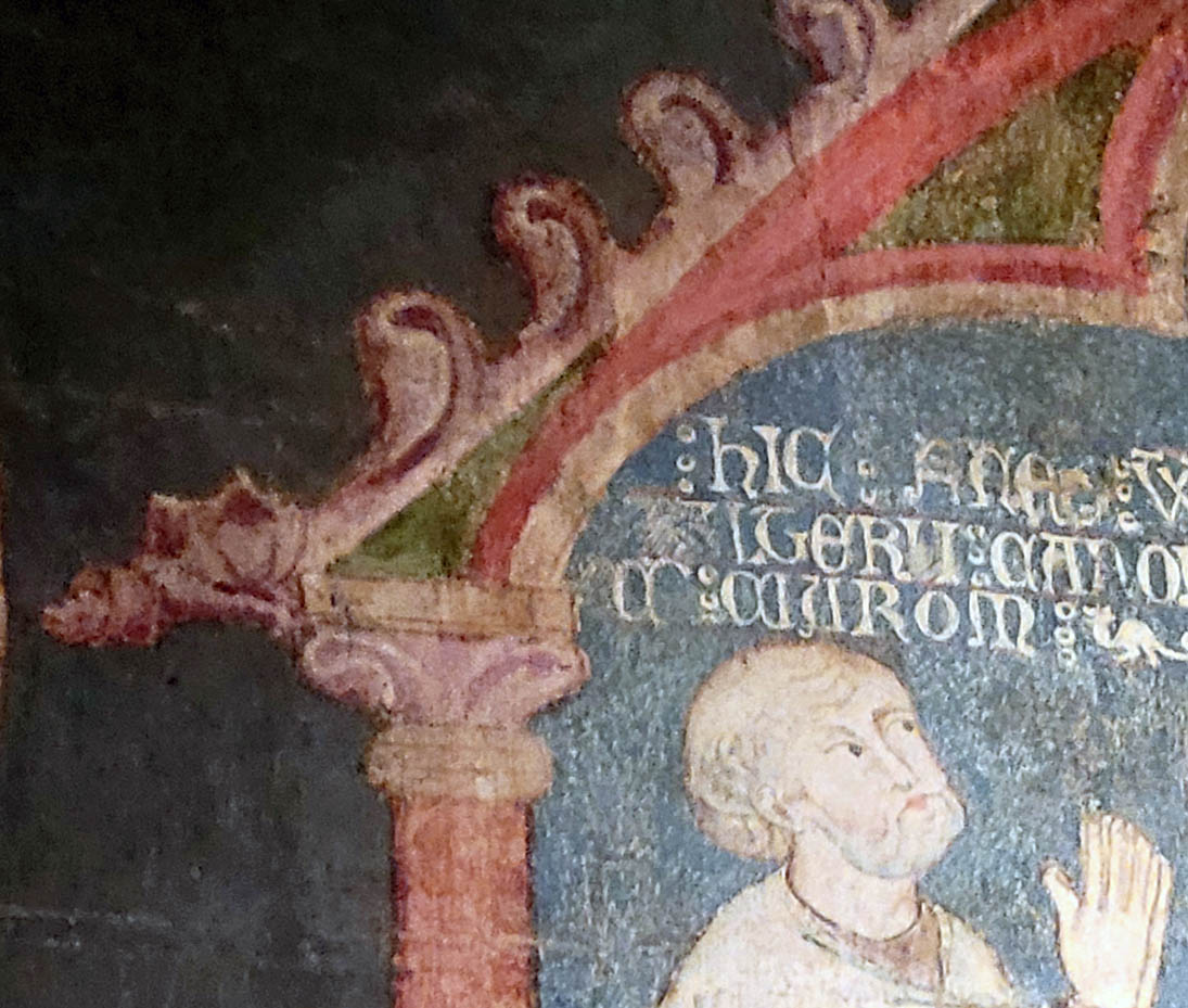 Cathédrale de Clermont, Gargouille peinture XIIIe