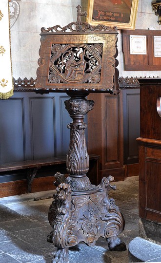 Malintrat, église, lutrin Malintrat, église, lutrin