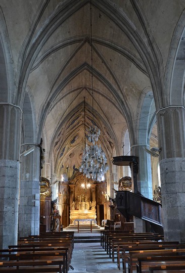Malintrat, église, nef et choeur Malintrat, église Saint-Pierre, nef