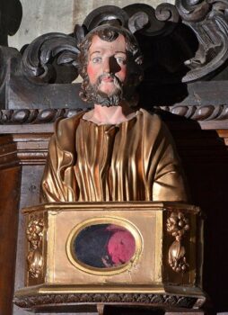 Malintrat, église, reliquaire d'un saint Malintrat, église, reliquaire