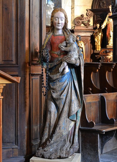 Malintrat, église, vierge à l'enfant Malintrat, église, Vierge à l'enfant