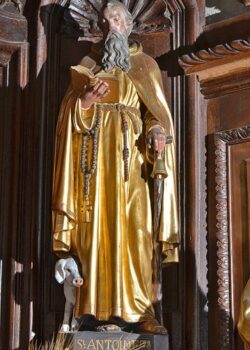 Malintrat, statue XIXe saint Antoine Malintrat, statue saint Antoine XIXe