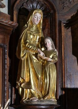 Malintrat, statue XIXe sainte Anne Malintrat, statue XIXe sainte Anne