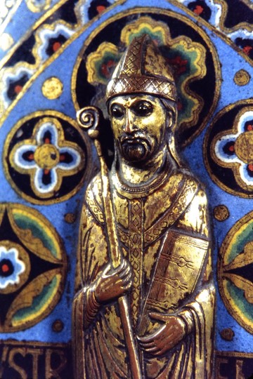 Mozac chasse émaillée, saint Austremoine
