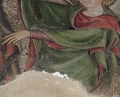 Détail peinture, cathédrale de Clermont