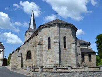 Montel-de-Gelat, église, chevet