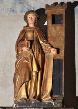 Plauzat, église Saint-Pierre, sainte Barbe